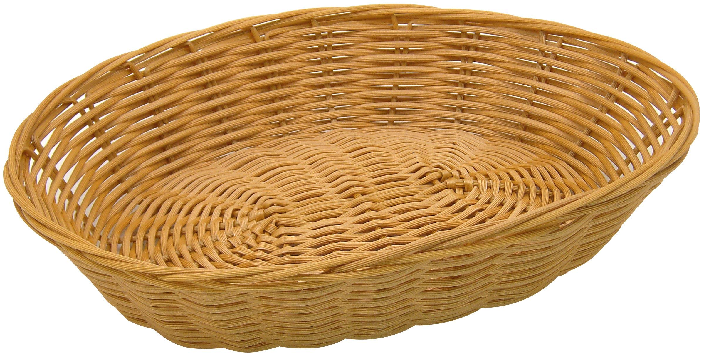 Fackelmann Basket of Plastic, Brown, 4.3 x 8.7 x 2.4-Inch