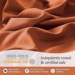 LuxClub 4 PC Queen Sheet Set, Queen Size, Deep