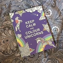 Keep Calm and Colour Unicorns Huck & Pucker Colouring Books: Amazon.de ...