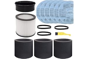 MZY LLC Filter Replacement 90304, 9010700, 90585 Foam Sleeve for Shop Vac Wet Dry Vacuums 5 Gallon Up 90304 90350 90333, Replace Part # 90304 90585