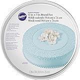 Wilton Decorator Preferred Aluminum Round Cake Pan, 12-inch x 3-inch