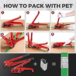 ZUEDA Banding Tools Kit for Strapping, Handheld