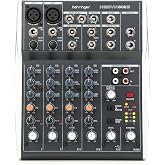 Behringer XENYX 802S Premium Analog 8-Input Mixer with USB Streaming Interface