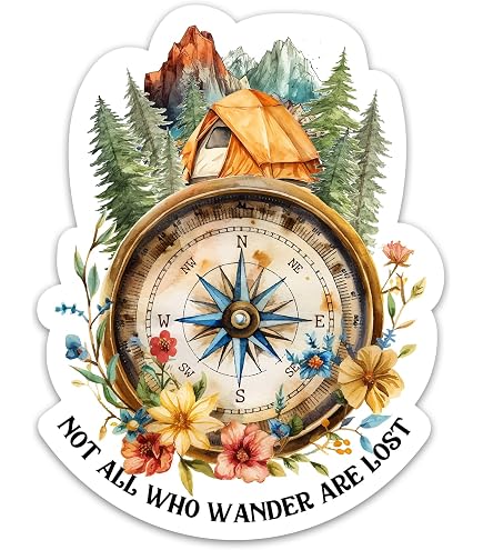 3PCs) Into The Forest I Go To Lose My Mind And Find My Soul Sticker Outdoor Adventure Camping Sticker Inspirational Nature Hiking Waterproof Vinyl Stickers For Water Bottle Tumbler Laptop 3x3