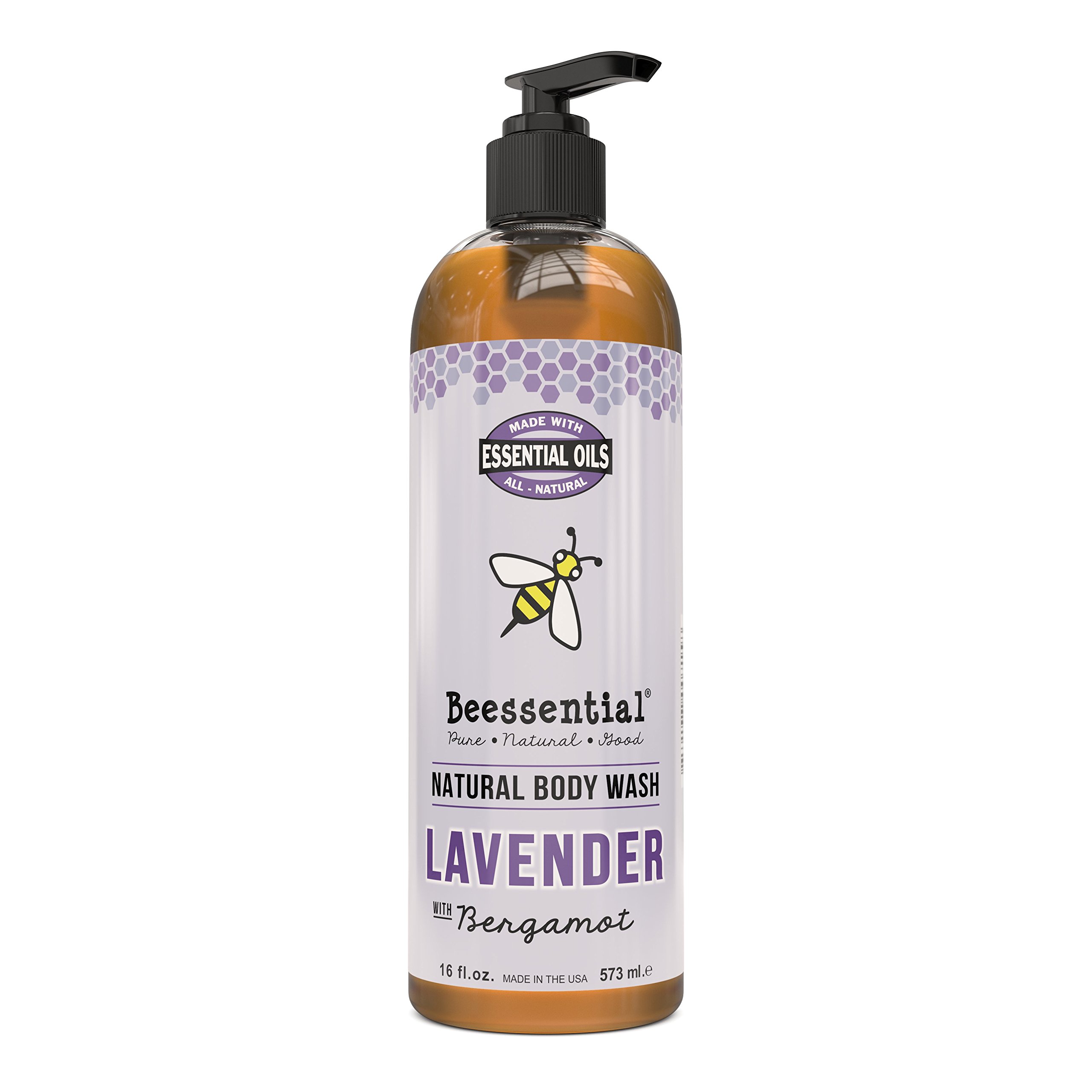 Beessential Natural Body Wash, Grapefruit, SulfateFree