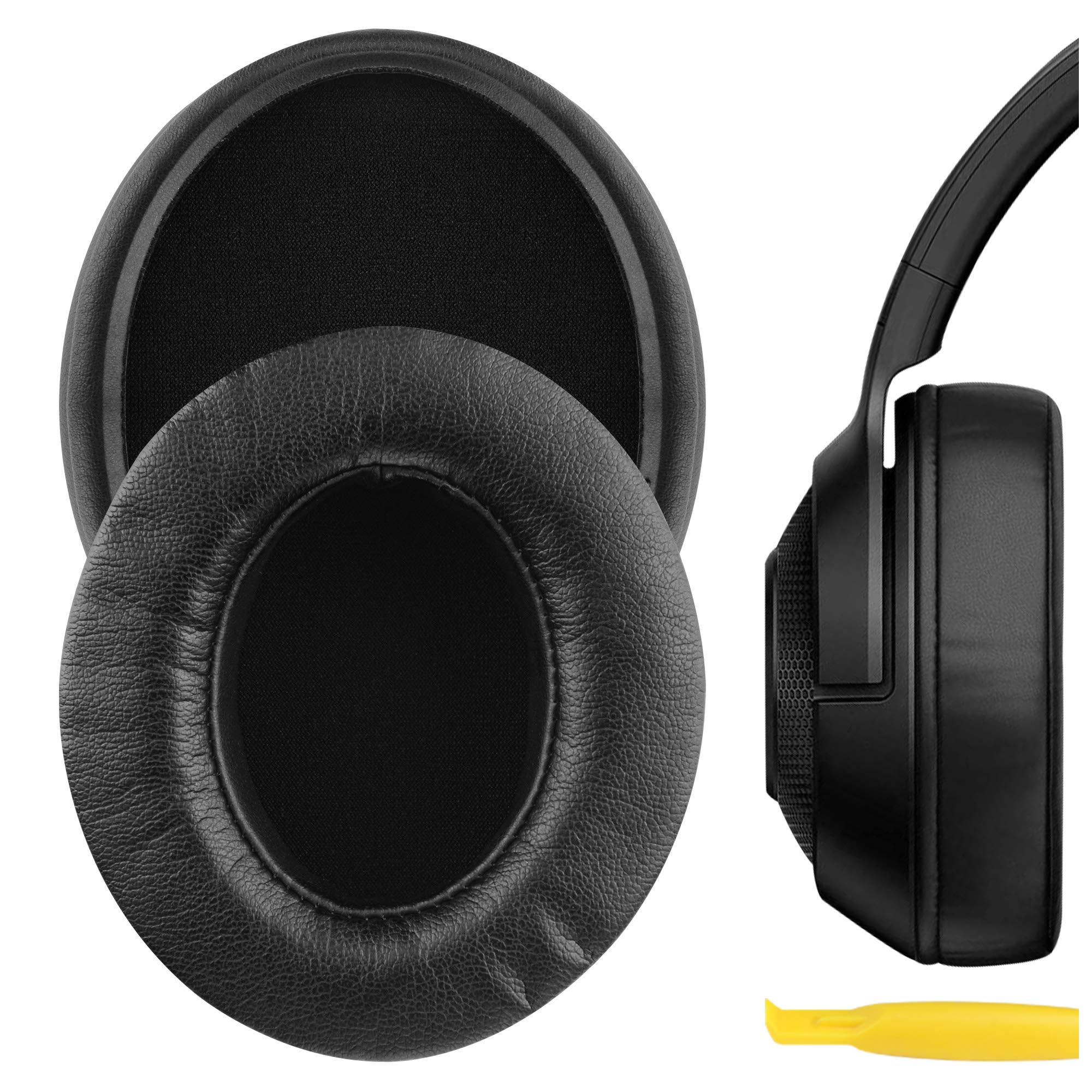 Geekria Replacement Ear Pads for Razer KrakenX, Kraken X Ultralight, Kraken X Lite Headphones Ear Cushions, Repair Parts (Black)