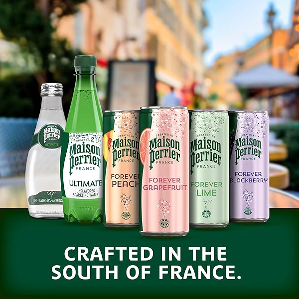 MAISON PERRIER FOREVER BLACKBERRY FLAVORED SPARKLING WATER, 11.15 FL OZ CANS, 8 COUNT 89.2 FL OZ