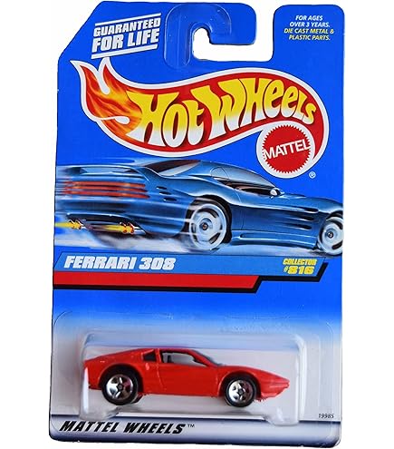 Amazon.com: Hot Wheels Ferrari 308 GTS, All Stars '10 [Blue