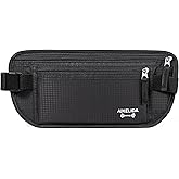 RFID Blocking Passport Holder - Money Belt & Travel Wallet, Travel Belt Bag Fanny Pack for Women Men