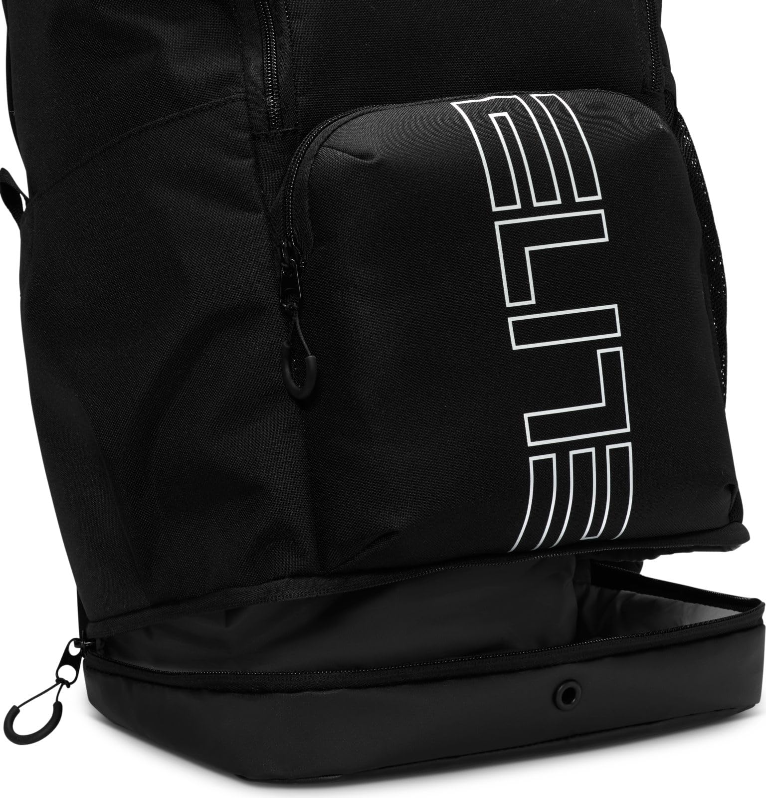 Nike Varsity Elite Backpack (32L), Black/Black/Metallic Silver, One Size