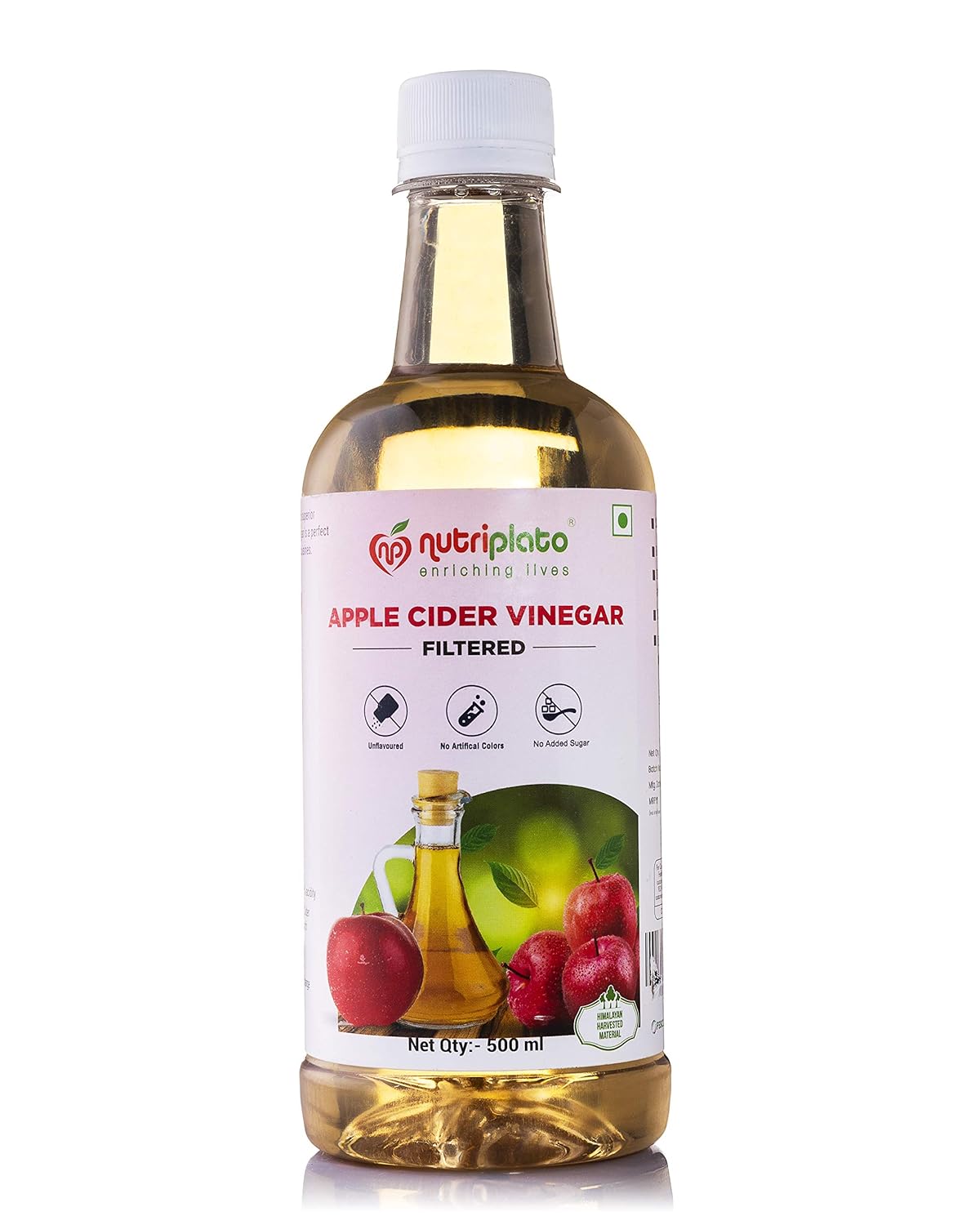 Nutriplato Filtered and Unflavored Apple Cider Vinegar Naturally