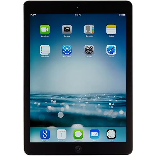 Apple iPad Air MD786LL/A 9.7-Inch 32 GB Touchscreen Tablet (Black/Space Gray) (Renewed)