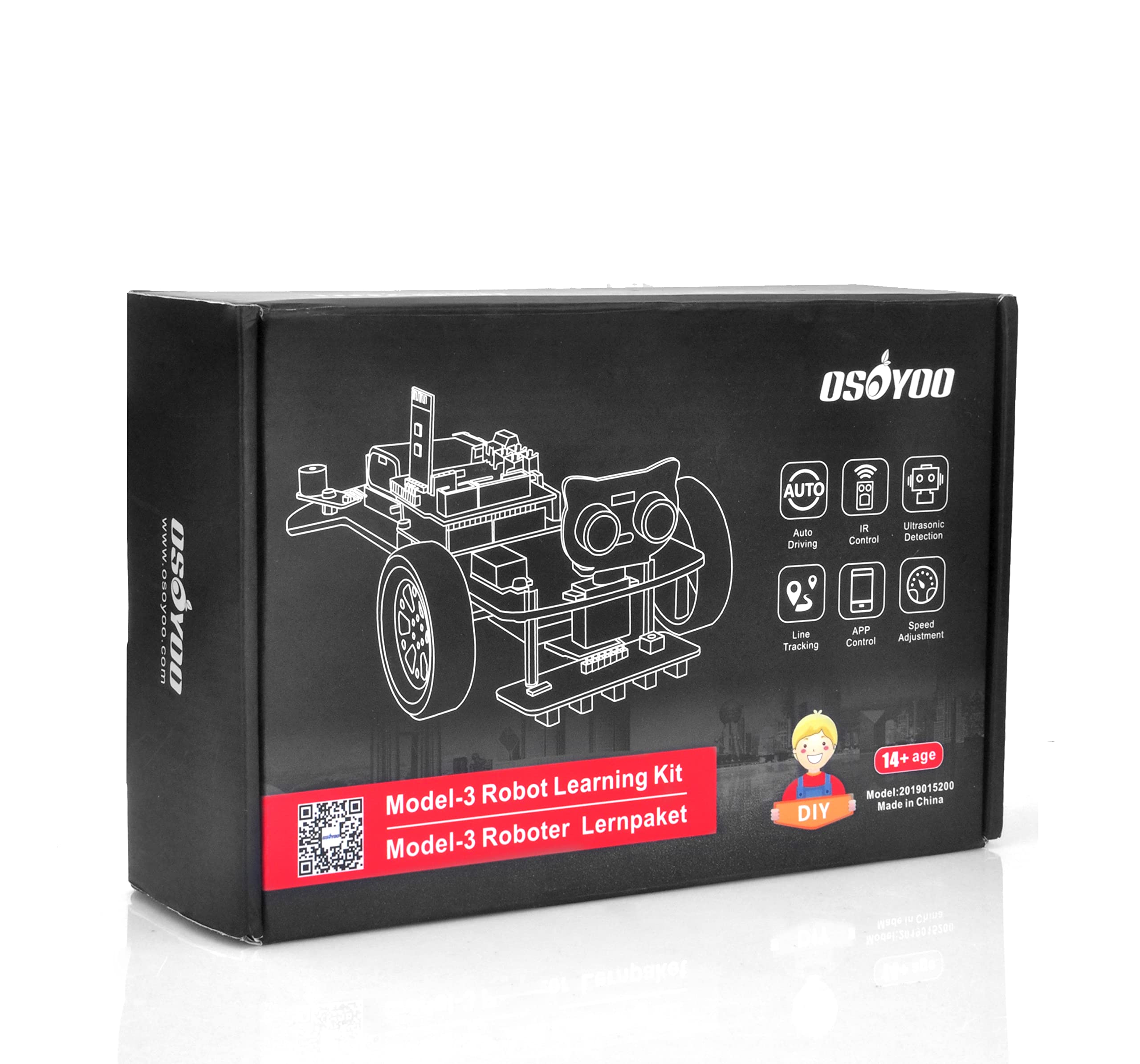 Mua Model 3 Robot Car DIY Starter Kit for Arduino,Educational Motorized ...