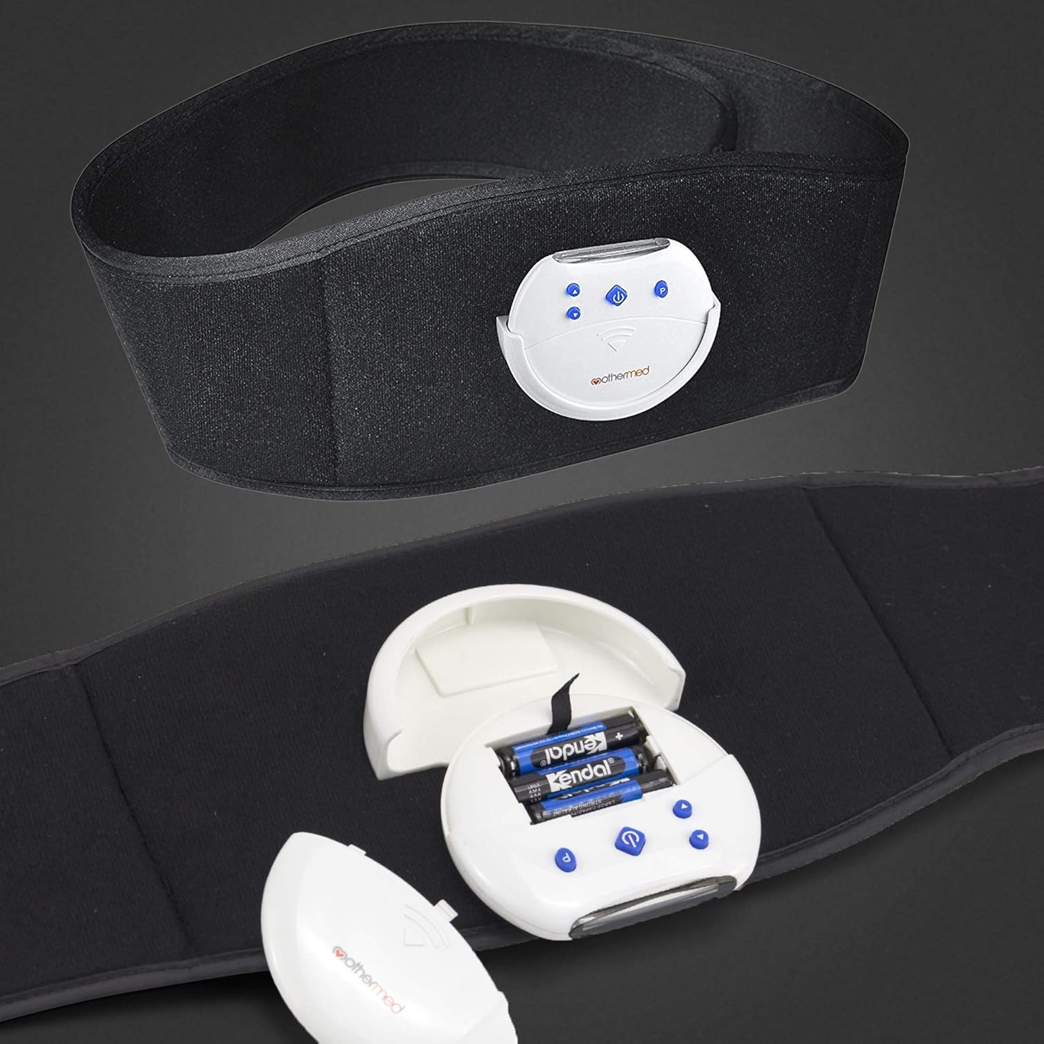 mothermed Abdominal Muscle Toner Abs Stimulator EMS Fitness Belt Electronic Waist Trimmer Slim Flat and Stomach Workout Toning Massager Trainer Belt for Men and Women Arm Abdomen Thigh Leg Butt : Sports & Outdoors