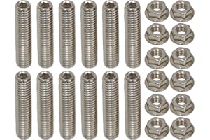 269 MOTORSPORTS SBM 273 318 340 360 Header Stud Kit Bolts Stainless Steel Small Block 5/16 Cuda Barracuda Dart