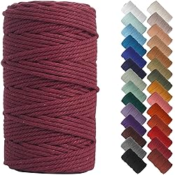 NOANTA Wine Red Macrame Cord 4mm x