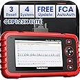 Launch OBD2 Scanner CRP123X Elite, 2025 Lifetime Update WiFi Scan Tool, Engine at SRS Airbag Scanner, 3 Resets Diagnostic Scanner, Code Reader for All Cars, AutoVIN, FCA SGW, Voltage Monitor