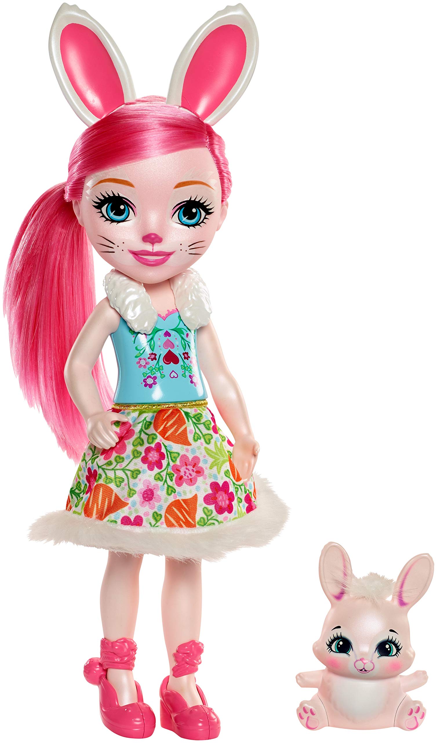 Mattel Lalka Enchantimals Duiza + ZwierzÄtko KrÃlliczek FRH52 Doll