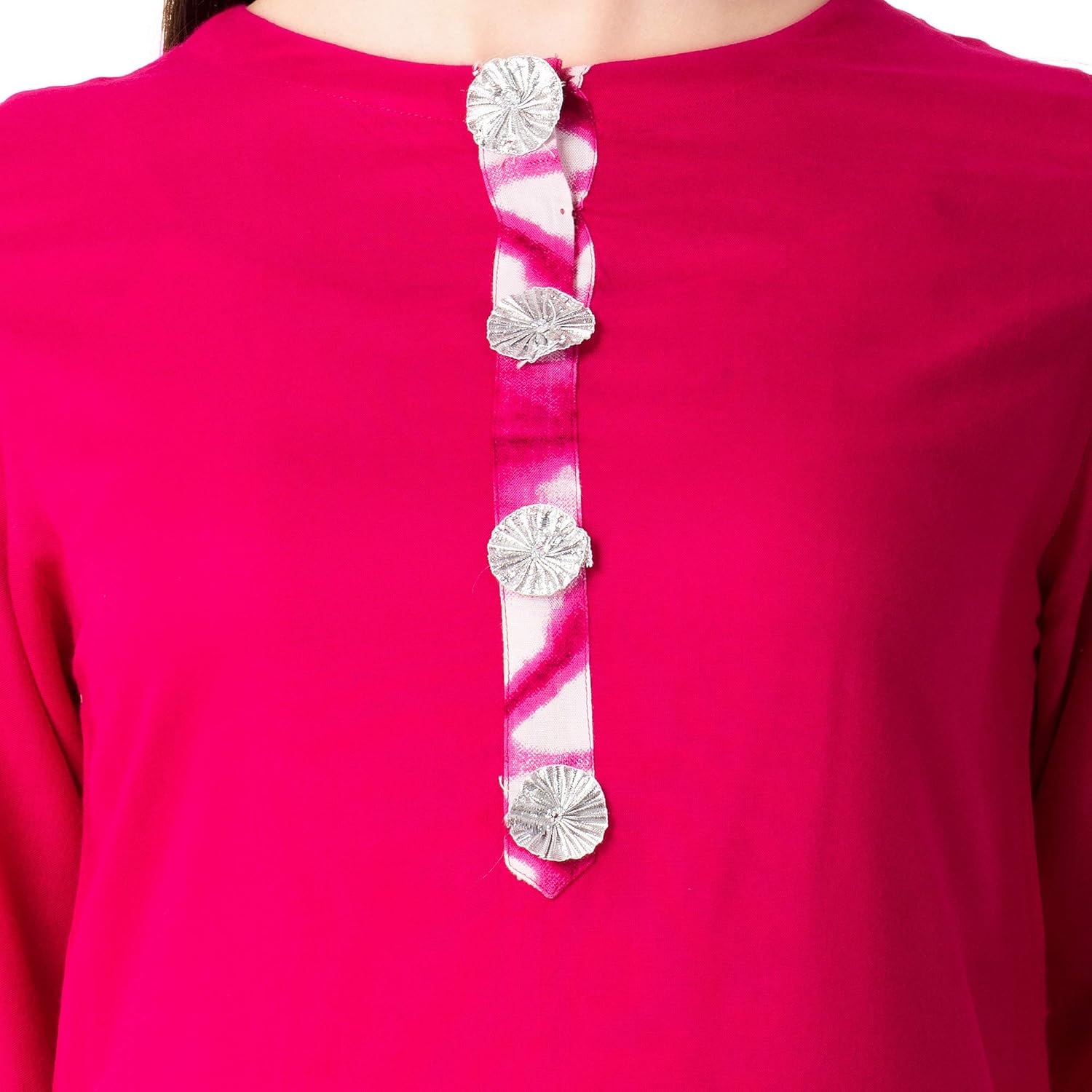 khushal k women's rayon solid kurta with palazzo set