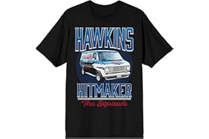 Bioworld Stranger Things Call The Hawkins Hitmaker Oversized Men's Short Sleeve Tee