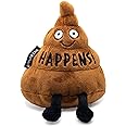 Punchkin Poop Plushie - It Happens Sassy Poop Plush, Funny & Cute Plush Toy for Gifting
