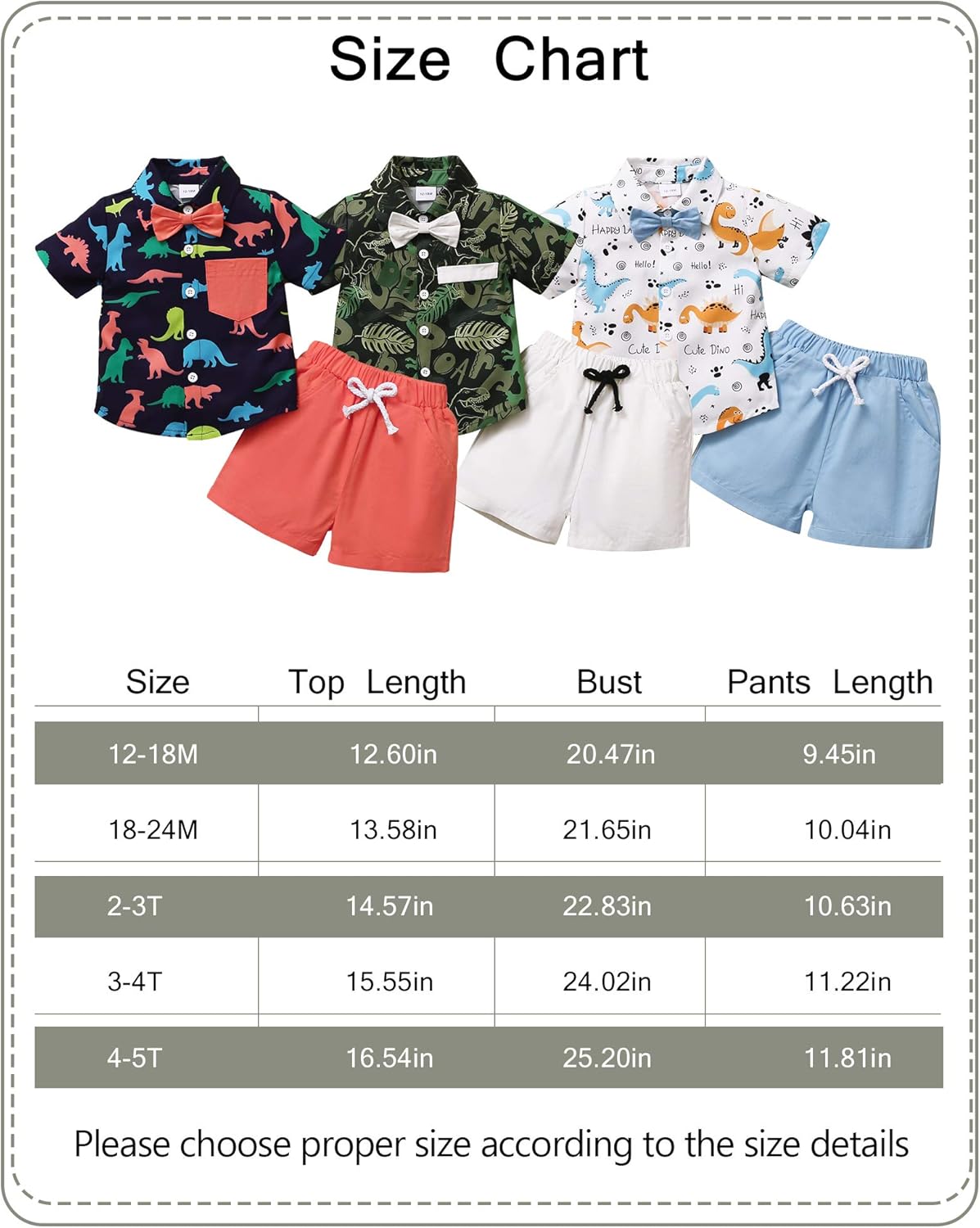 Toddler Baby Boy Clothes Shirt Tops Shorts Set Little Boy Summer Outfits Baby Boy's Clothing: Clothing