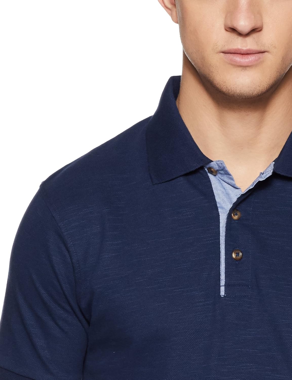 symbol amazon brand men's solid regular fit polo