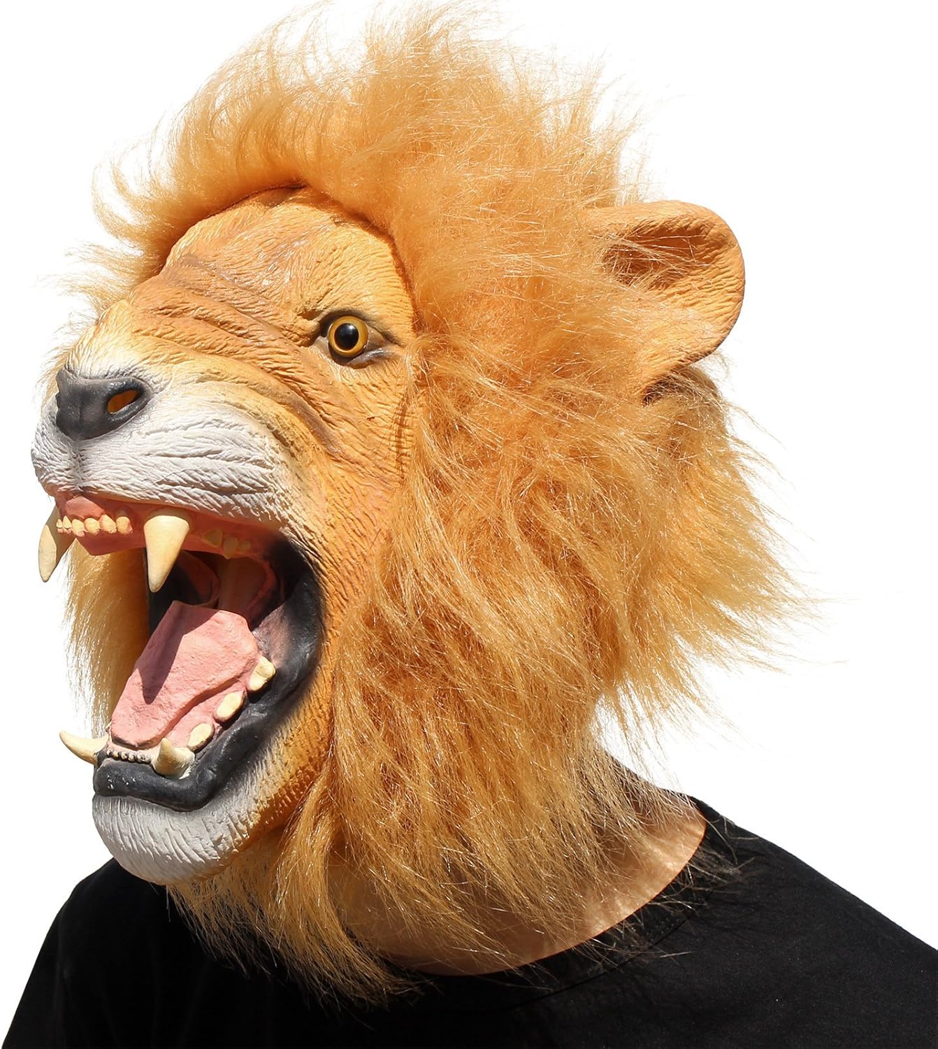 CreepyParty Novelty Halloween Costume Party Animal Head Mask - King Lion