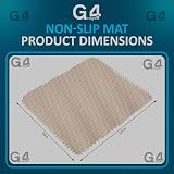 G4GADGET Multi-Use Non-Slip Mat 120cm x 30cm Cream White view 4