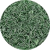 YHYPOCI 90g Glass Bugle Beads 7x2mm Embroidery Tube Glass Spacer Bulk Small Craft Long Beads for Necklaces Bracelets Earrings DIY Jewelry Making(Dark Green)