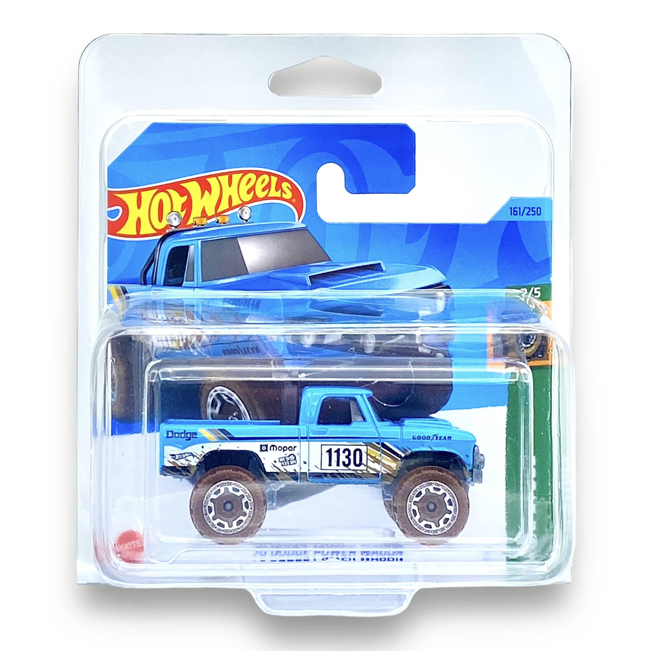'70 Dodge Power Wagon (Blue) 2/5 Mud Studs - 2023-161/250 (Short Card) - COMES IN A KLAS CAR KEEPER PROTECTIVE COLLECTORS CASE - HKH76