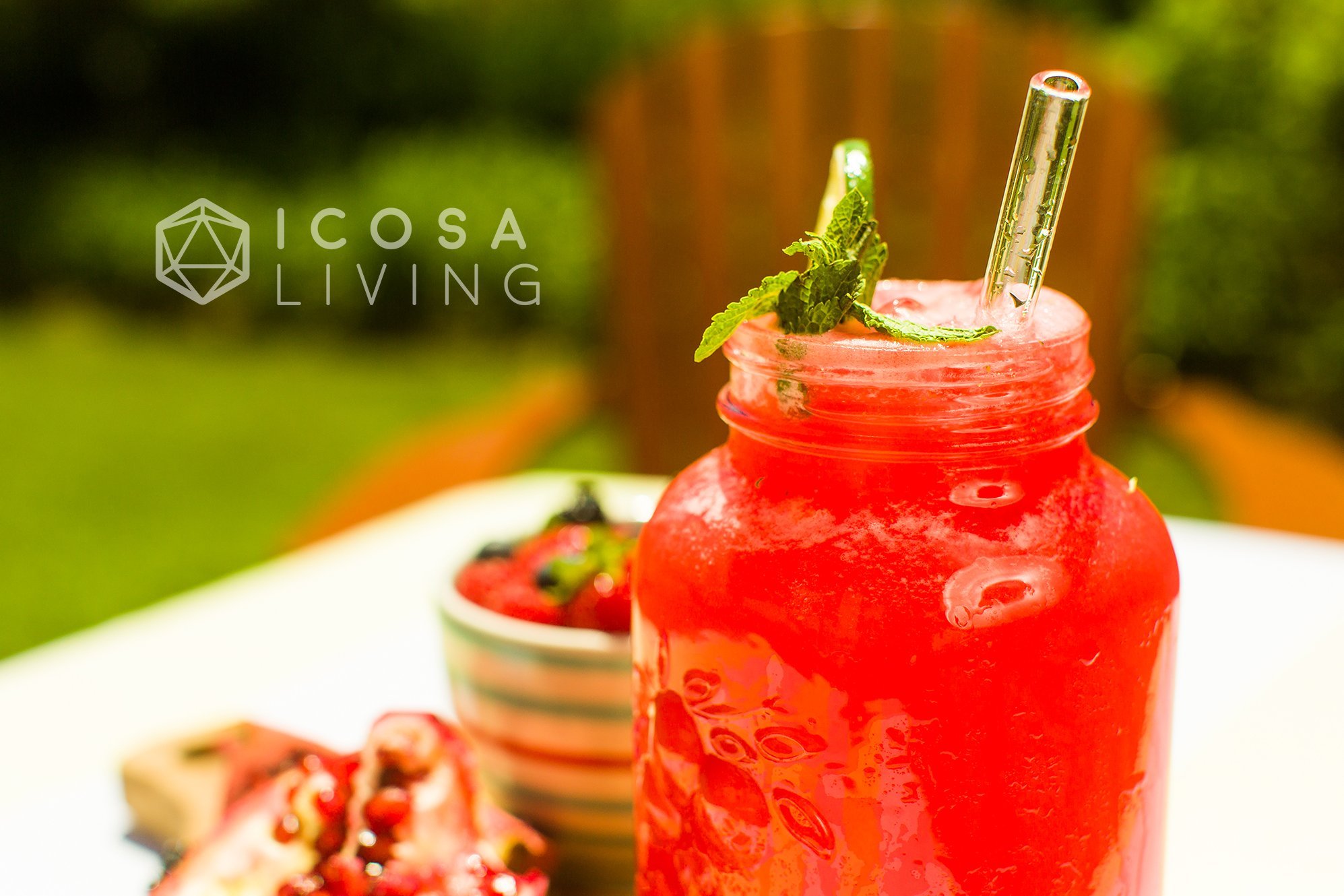 OASIS Premium Straight Glass Straws Set - 6 Pack, 9\