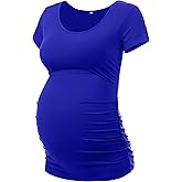 Peauty Women's Maternity Side Ruched Shirts