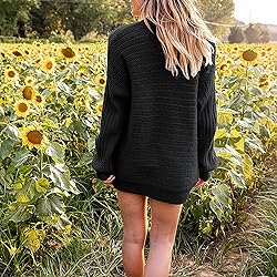 ADJHDFH Chunky Knit Sweater Women Cardigan Long