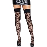Leg Avenue womens Top Fishnet Thigh Highs