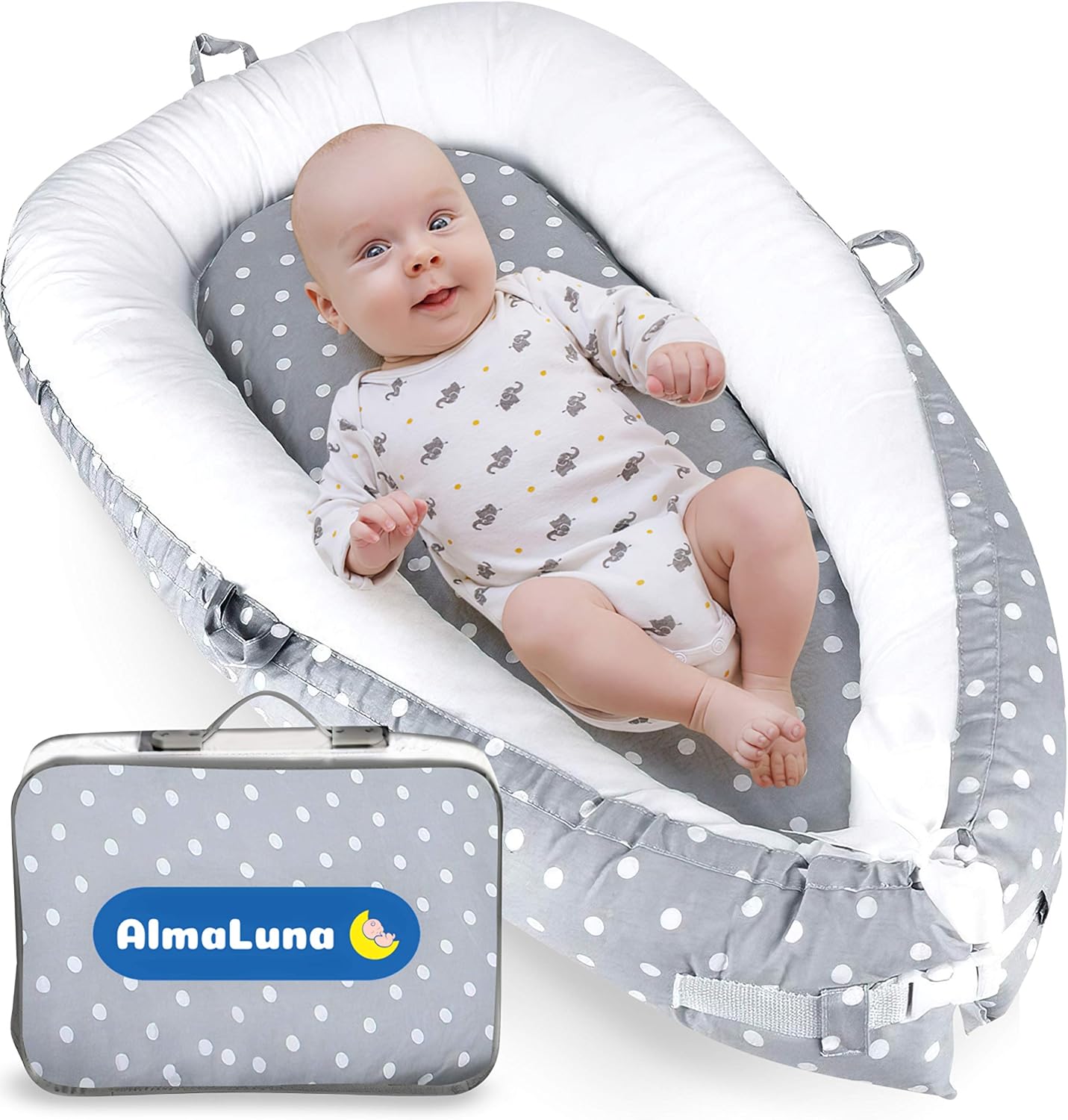 Cunas Nido Para Bebes Muebles Nido Bebe Recien Nacido Tela De Algodon Y Vellon Set 5 Piezas Reductor Cuna Bebe Descanso Y Sueno