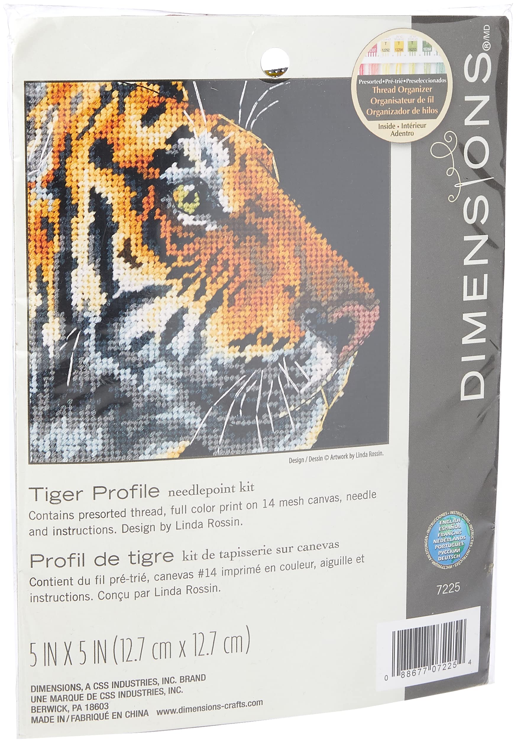 DIMENSIONS 7225 Tiger Profile, Multi-Colour