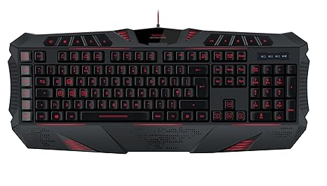 Speedlink Parthica Core Gaming Keyboard - Gaming Tastatur (93 Tasten konfigurierbar, 15 Tasten frei programmierbar, LED-Beleu