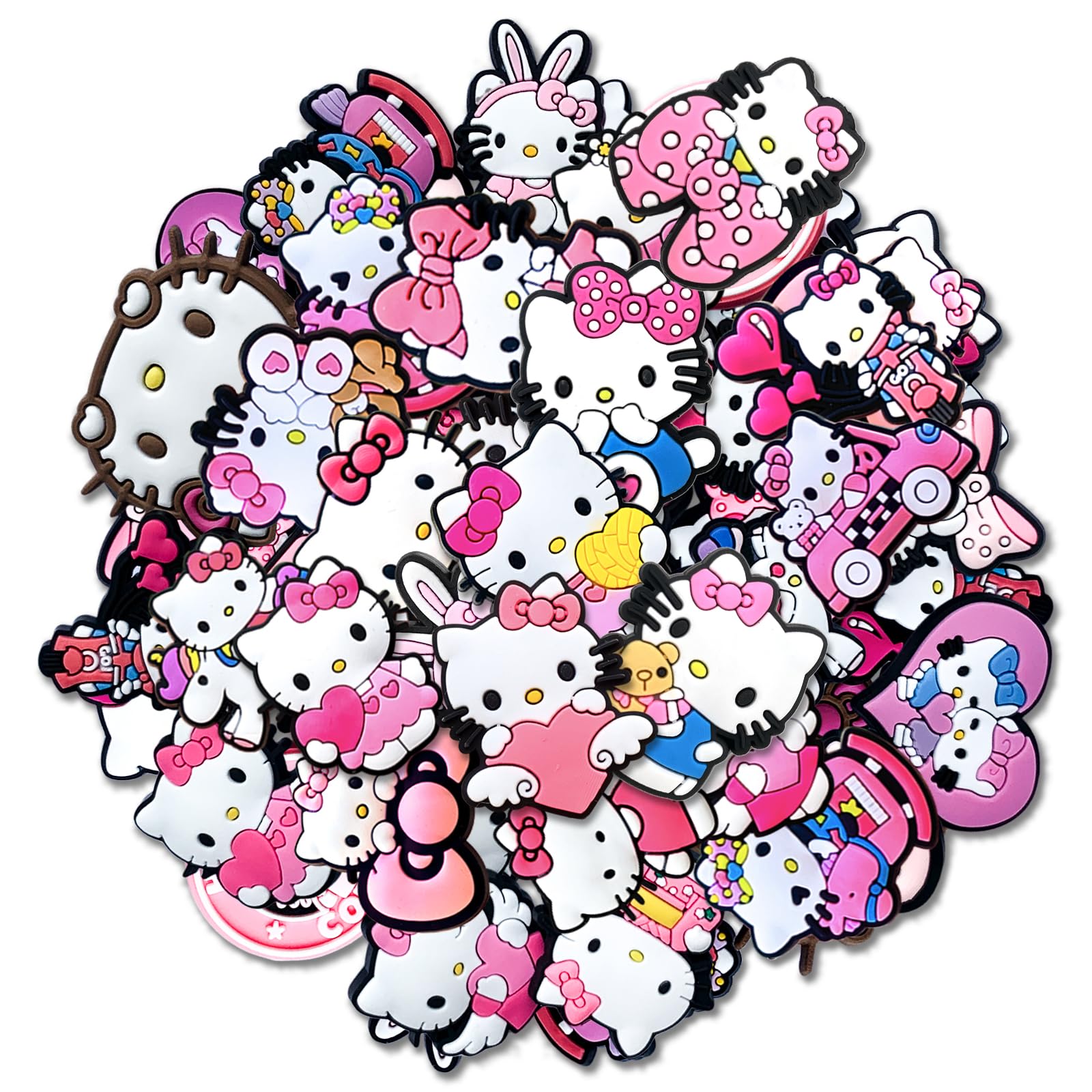 20 35Pcs Shoe Decoration Charms for Croc Clog Sandals, Shoe Accessories Charms for Adults