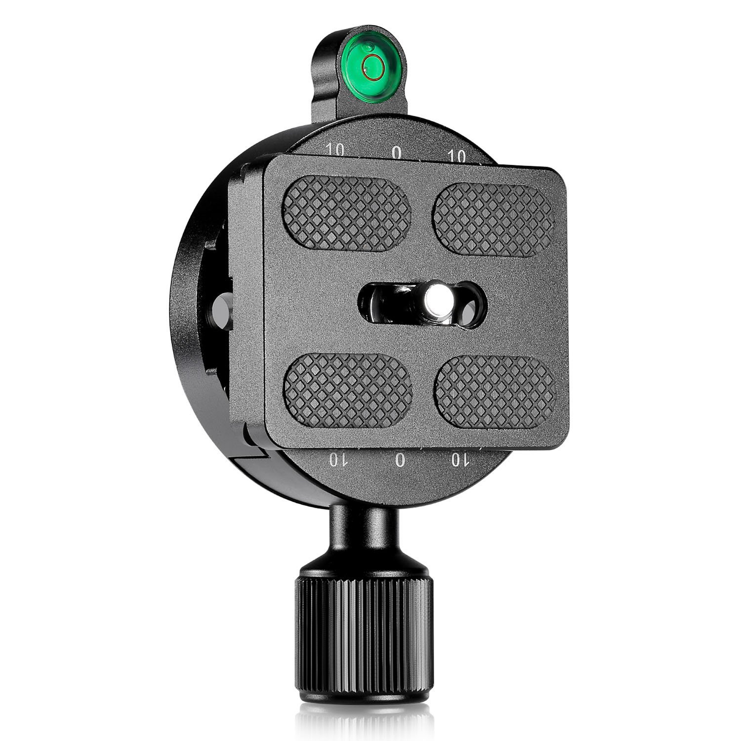 Neewer 55mm Universal Screw Knob Clamp with 50mm Quick Release Plate