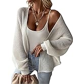 SISKIN Oversized Chunky Knit Cardigan Sweaters for Women, Casual Long Sleeve Open Front Batwing Cardigan