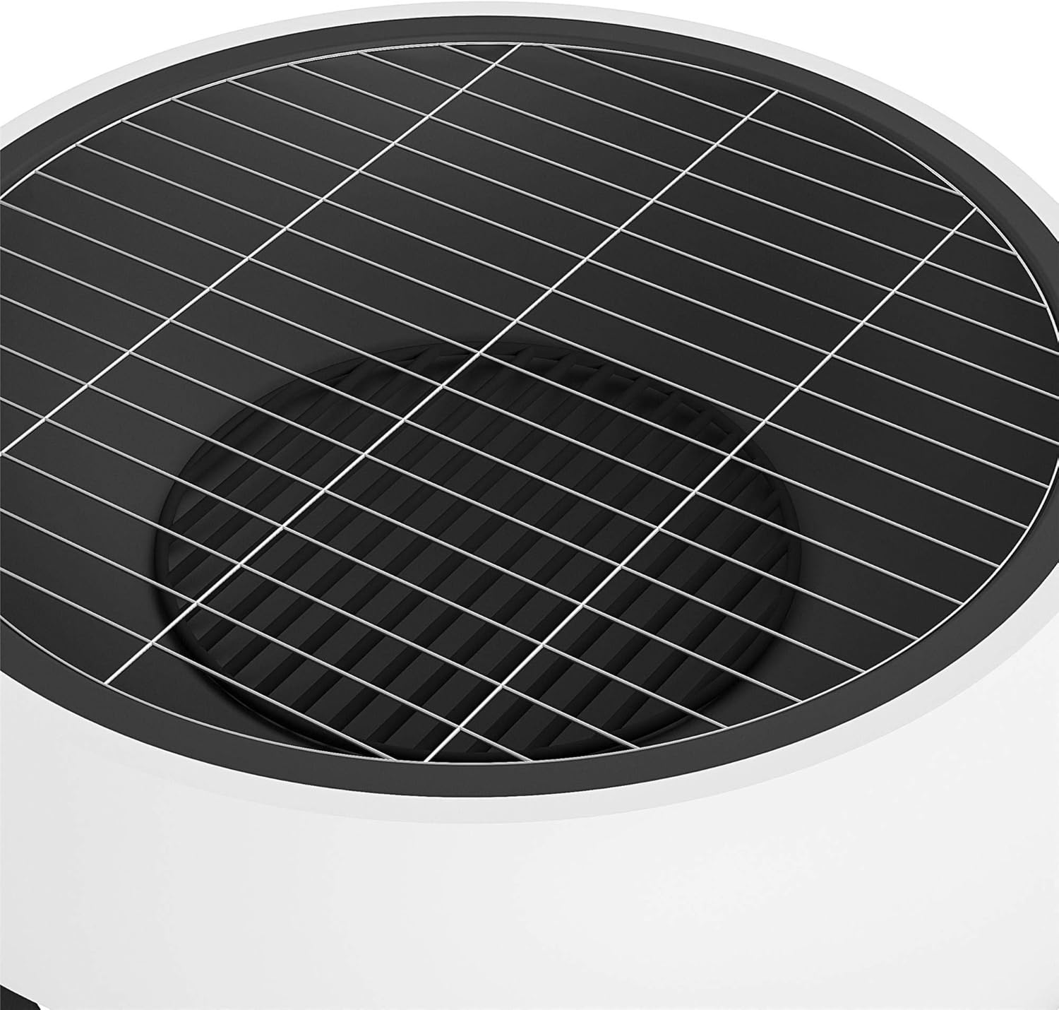 Novogratz 87830WHT1E Poolside Collection, Asher 22" Wood Burning Grilling Surface, Bright White Fire Pit: Garden & Outdoor