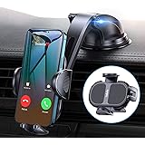 【Ultra Steady】Phone Holder for Car【1 Hand Easy Use】4 in 1 Car Phone Holder Mount for Dash/Windshield/Vent/Desk iPhone Car Hol