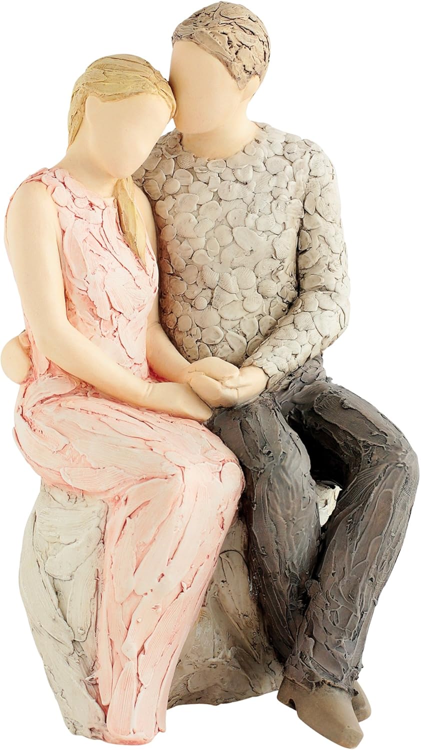 More Than Words 9580 Always & Forever Couple Figurine, Pink