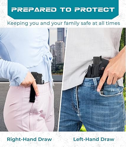 Gun Holster with Laser/Light, IWB/OWB Concealed Carry Pistols