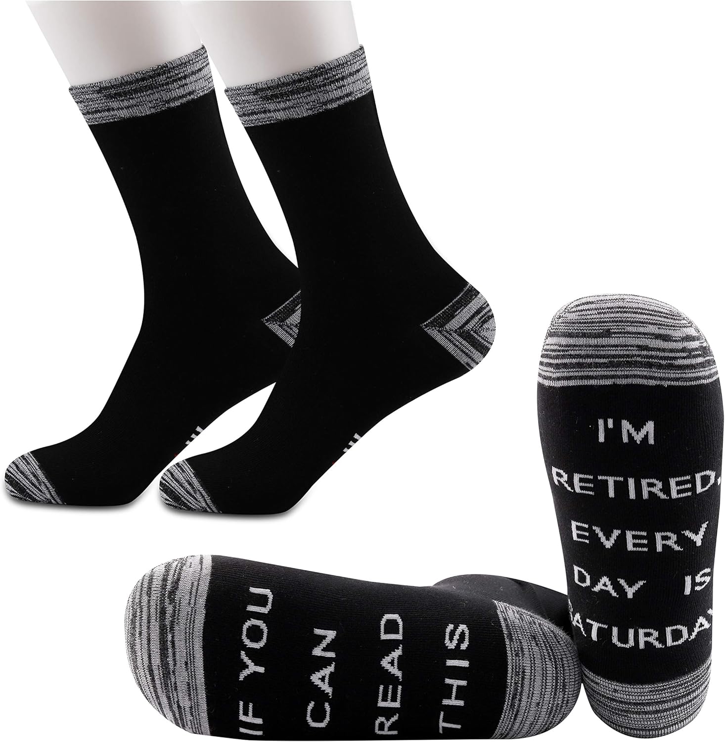 JXGZSO Retirement Socks Retirement Gift If You Can Read This Everyday