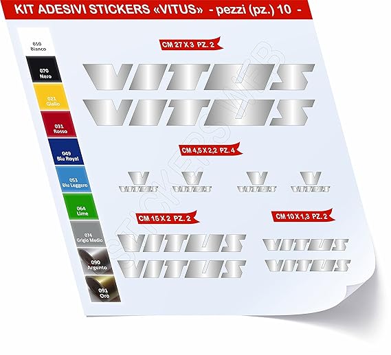 vitus bike stickers