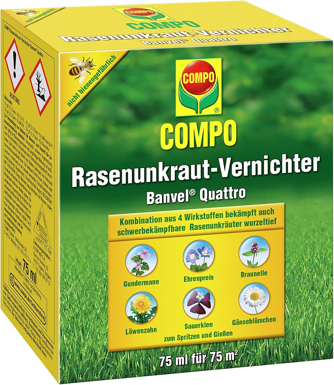 Compo Rasen-Unkrautvernichter Banvel quattro 75ml