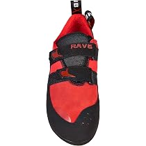 Climb X Rave Strap Climbing Shoe 2019, Racing Red, 5.5  display picture 1
