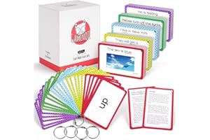 GAMENOTE Sight Words Kids Educational Flash Cards with Pictures & Sentences - 220 Dolch Big Word Games for Toddlers, Aged 3-9 Preschool Learning Activities(Pre K), Kindergarten, 1st, 2nd, 3rd Grade